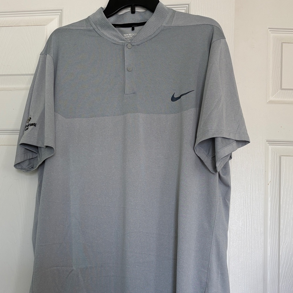 Nike Golf Men's Dri fit Light Gray Polo Shirt